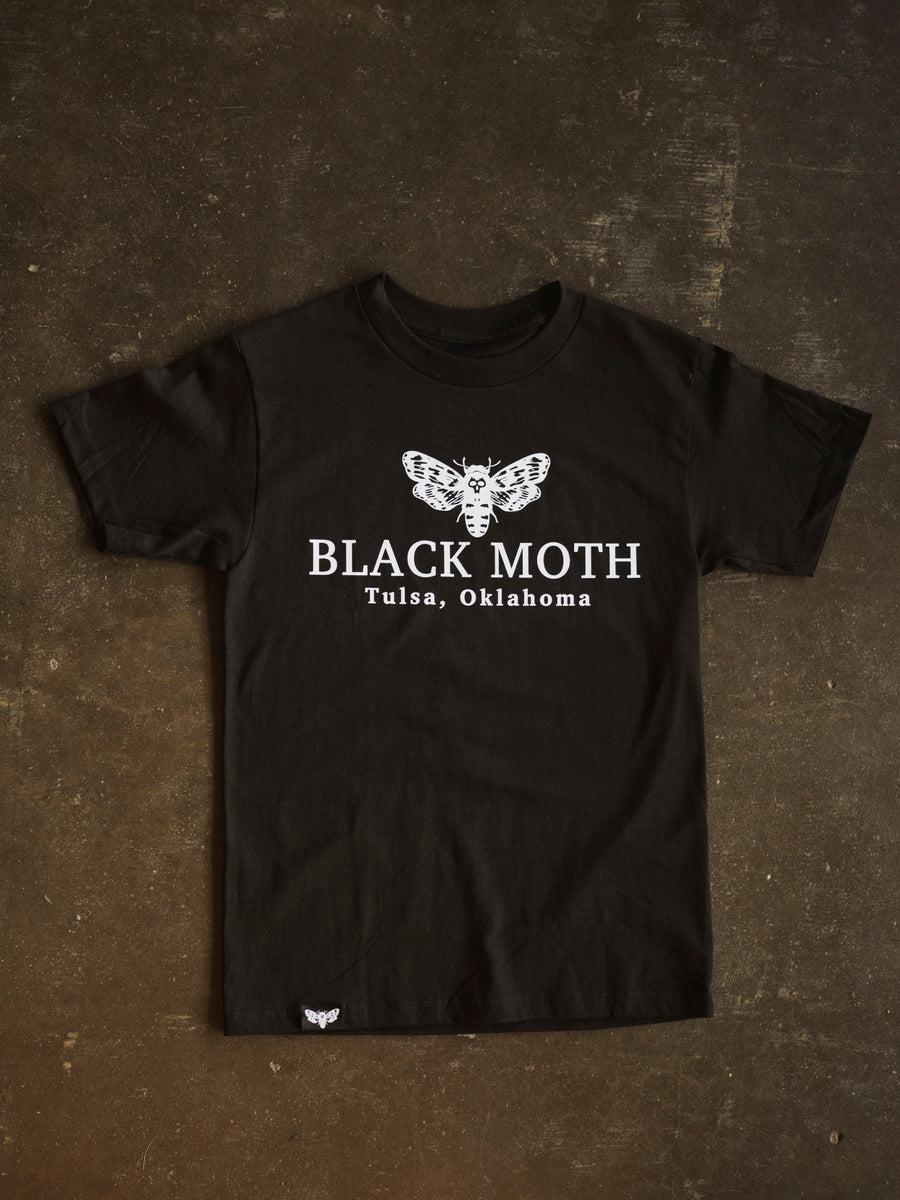 Cotton Black Moth T-Shirt, CA17
