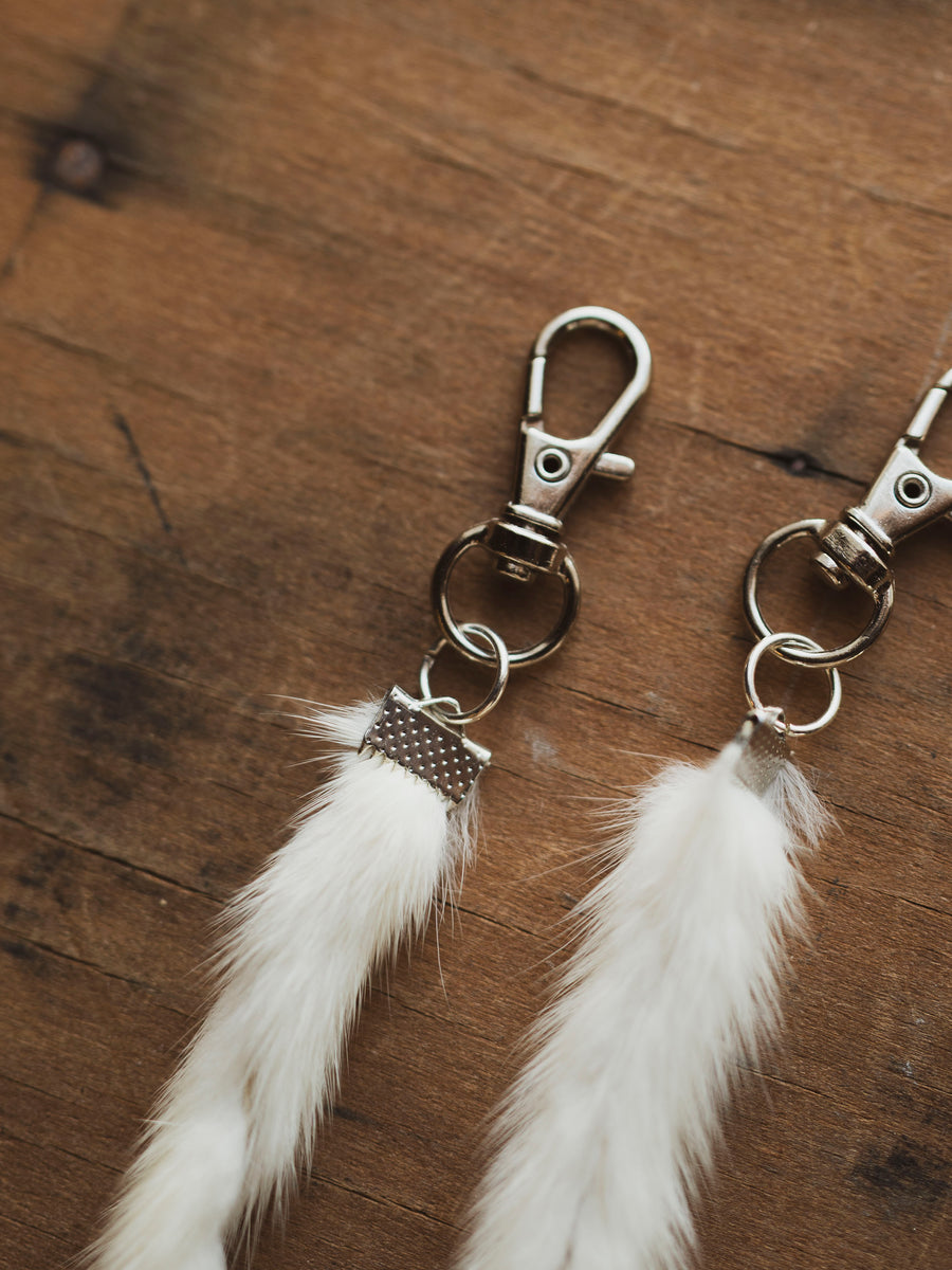 Ermine Tail Keychain, CA1512 – Black Moth
