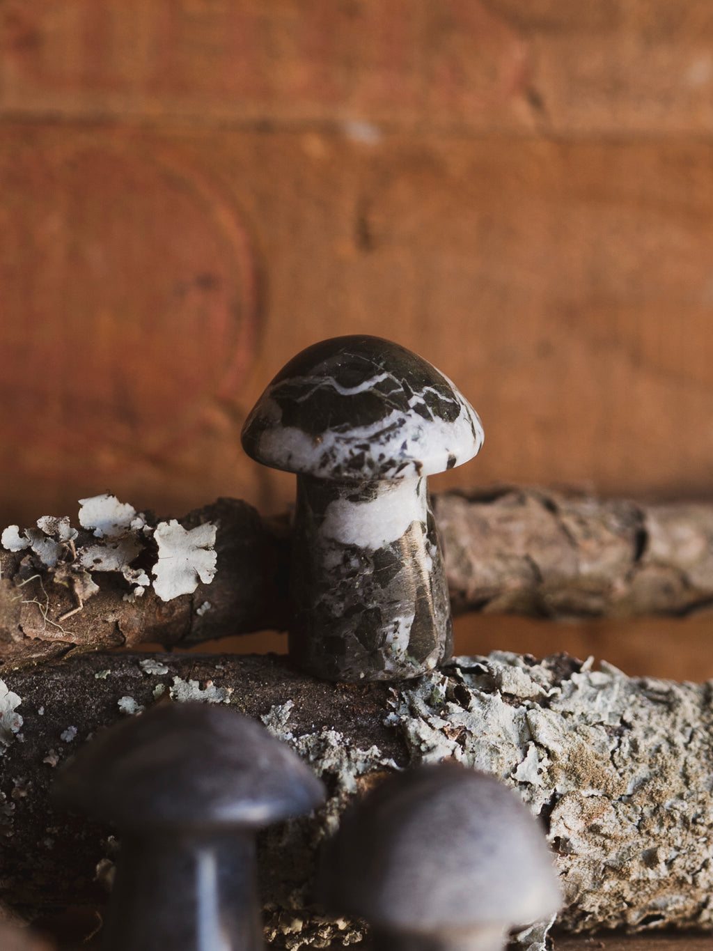 Black Onyx Crystal Mushroom, RM500