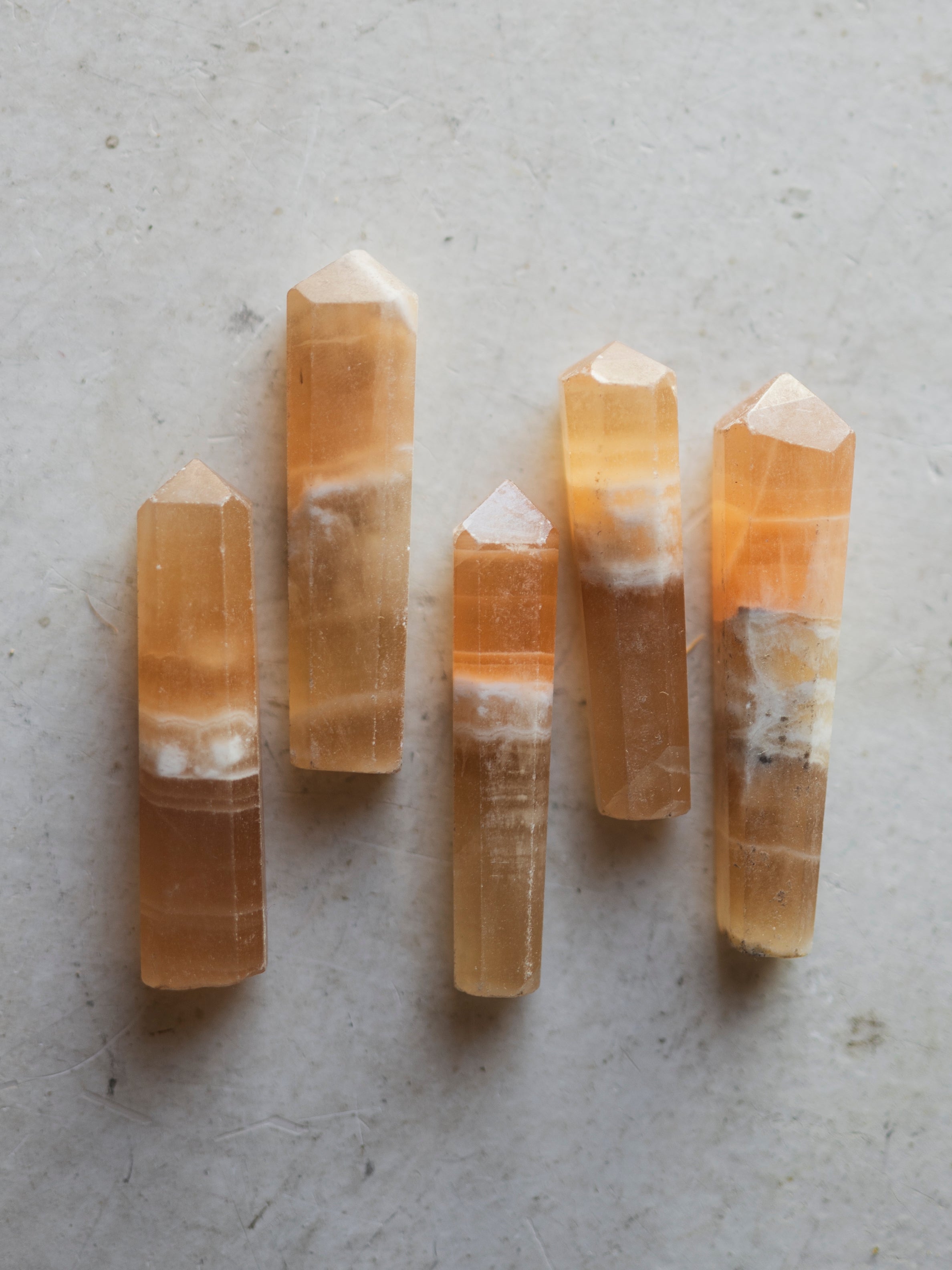 2" Orange Calcite Point, RM610