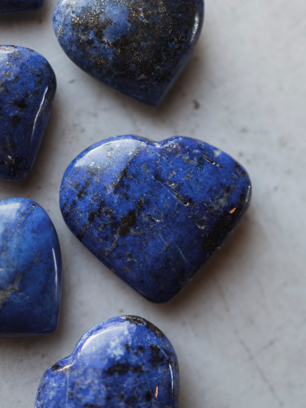 1.25" Carved Lapis Lazuli Heart, RM605