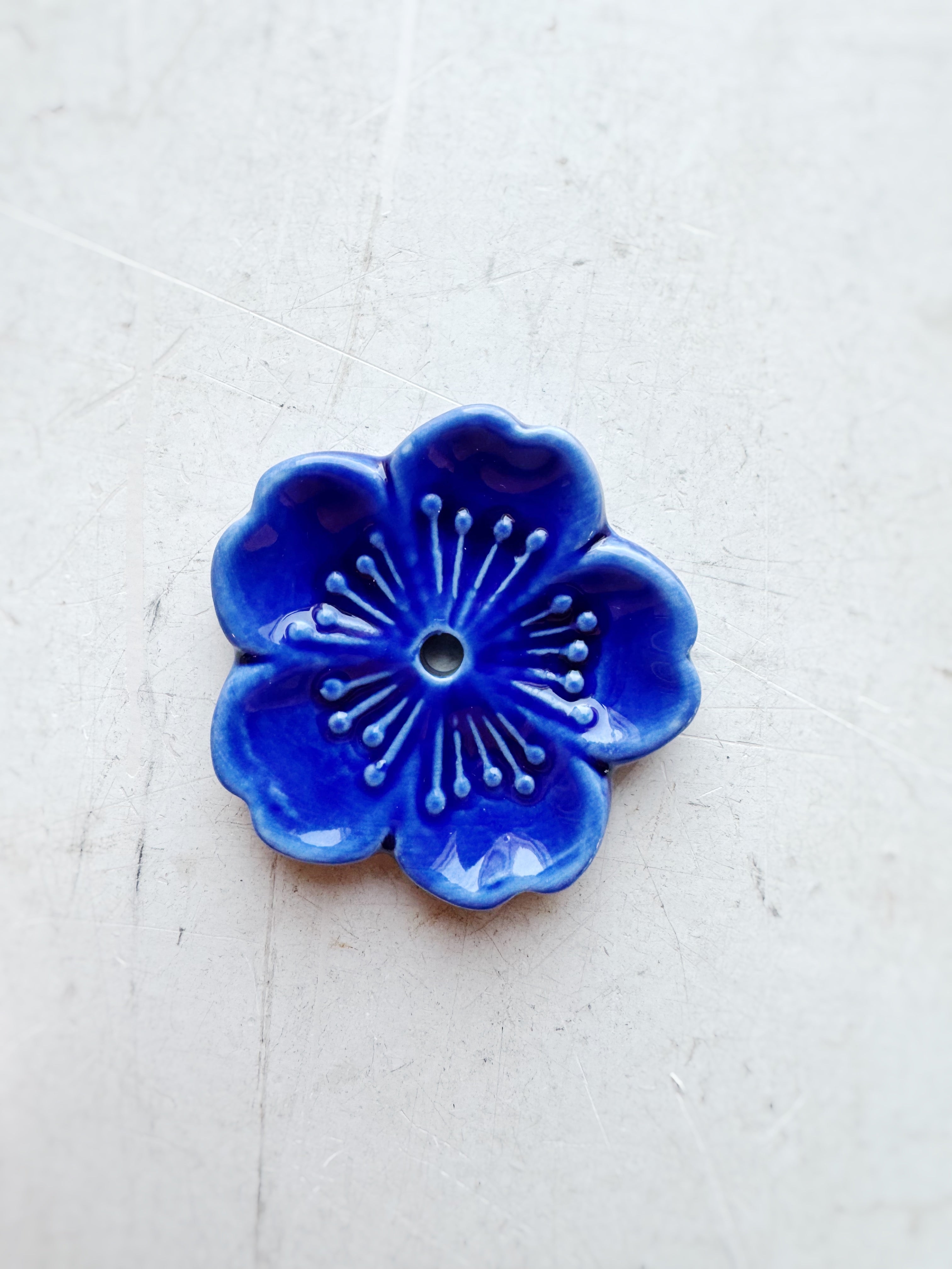 Ceramic Flower Incense Holder, HD1330