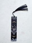Acrylic Black Celestial Skull Bookmark, ST14