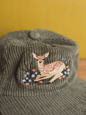 Fawn Corduroy Hat, CA1463