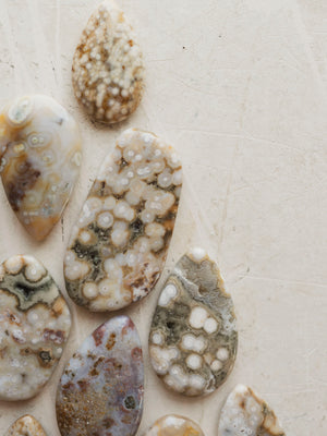 Polished Ocean Jasper Cabochon, RM2045