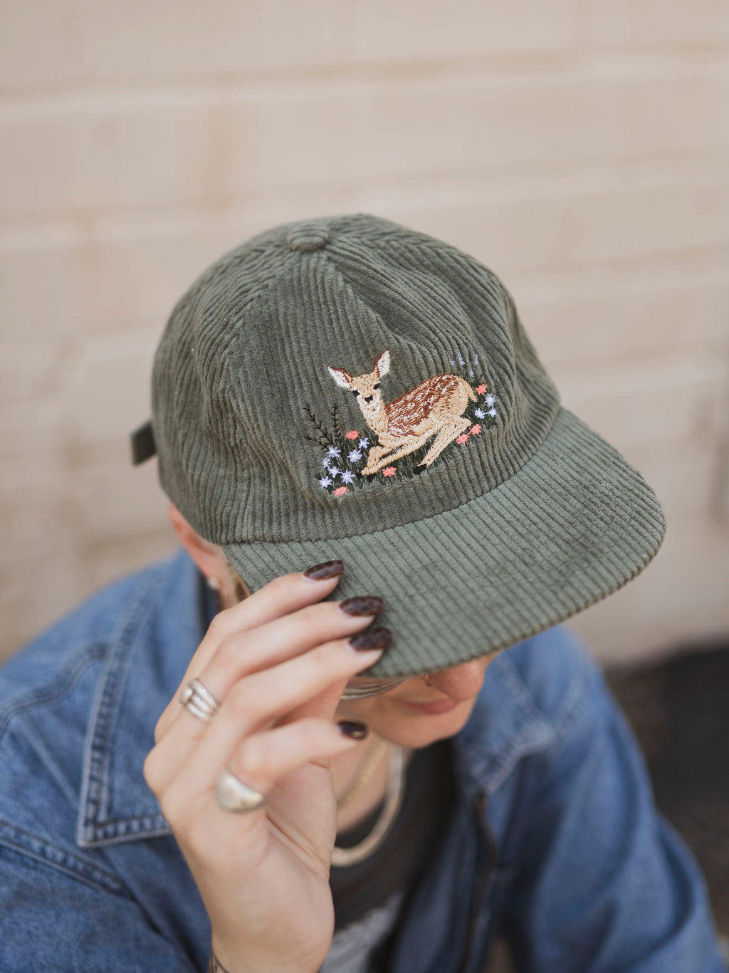 Fawn Corduroy Hat, CA1463