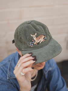 Fawn Corduroy Hat, CA1463