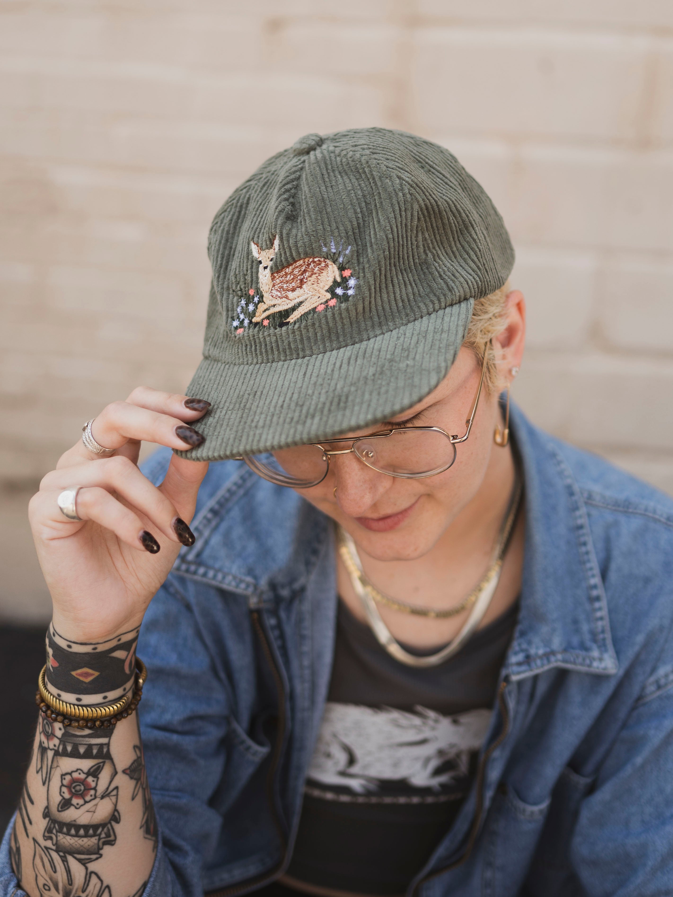 Fawn Corduroy Hat, CA1463