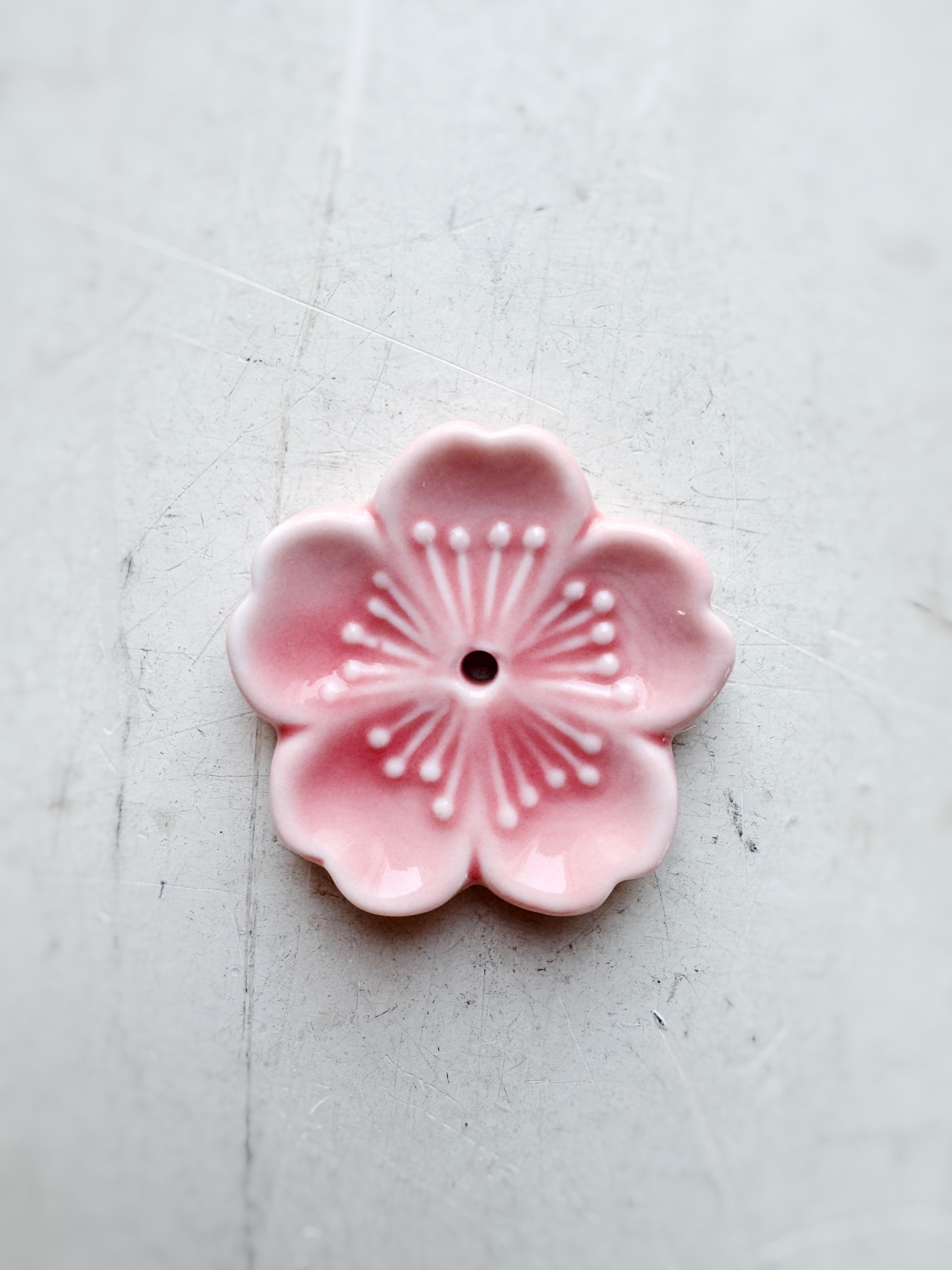 Ceramic Flower Incense Holder, HD1330