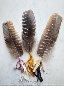 8" Rio Grande Single Feather Smudging Fan, PS490