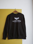 Pullover Black Moth Sweatshirt, CA20