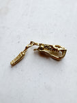Gold Rattlesnake Pendant, CA870