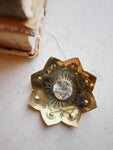 Brass Abalone Lotus Dish, HD1674