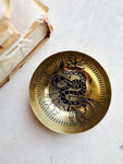 Round Brass Snake Dish, HD1673