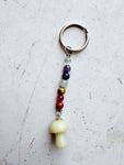 Crystal Mushroom Chakra Keychain, CA1328