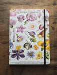 Lined Paper and Elastic Flora Specimens Notebook, ST0112