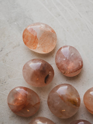 1-1.5" Polished Fire Quartz, RM73