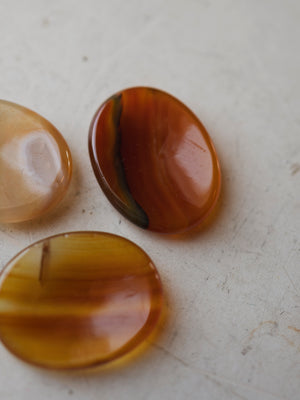 1.75" Carnelian Worry Stone, RM1533