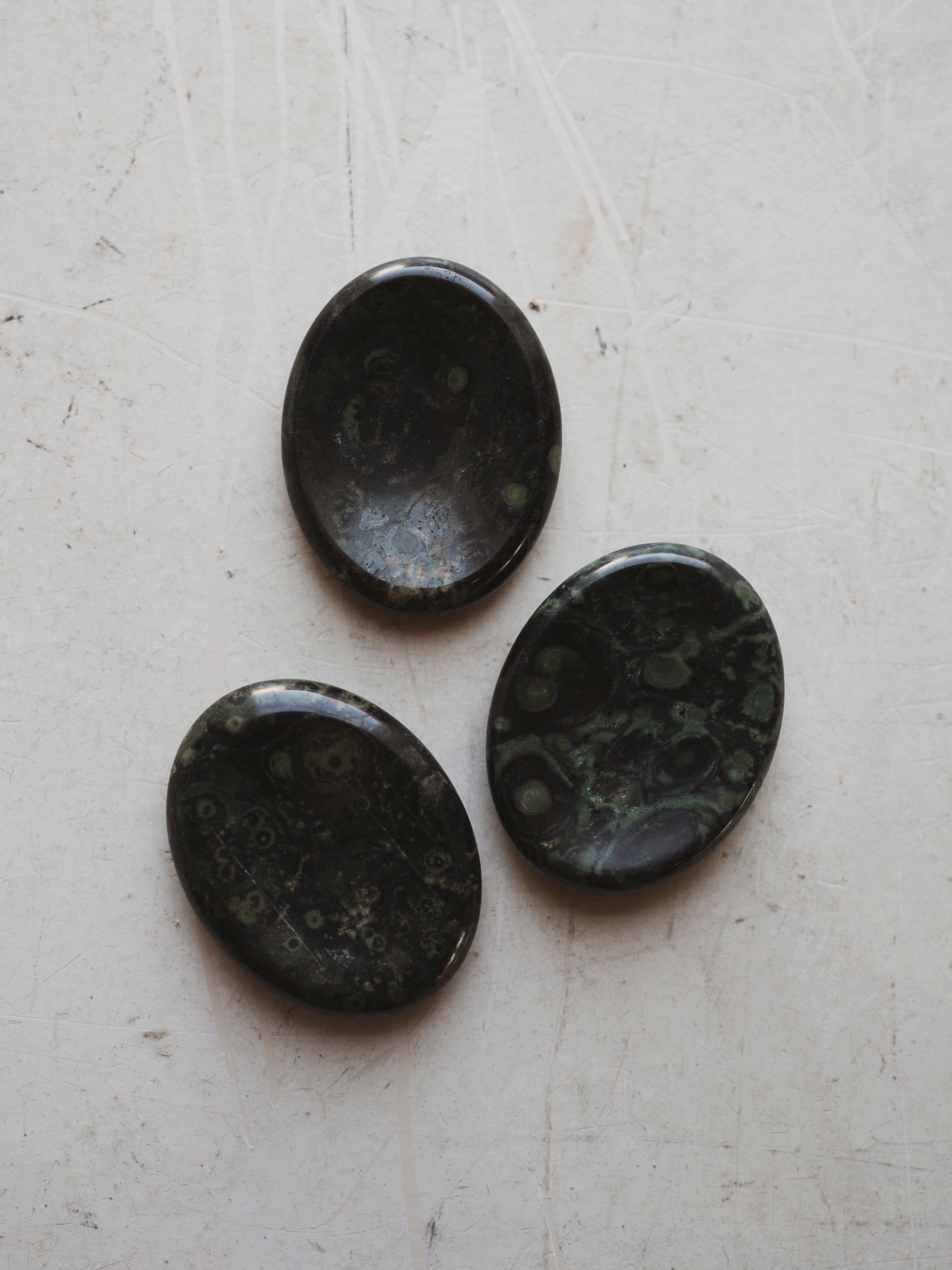 1.75" Kambaba Jasper Worry Stone, RM1531