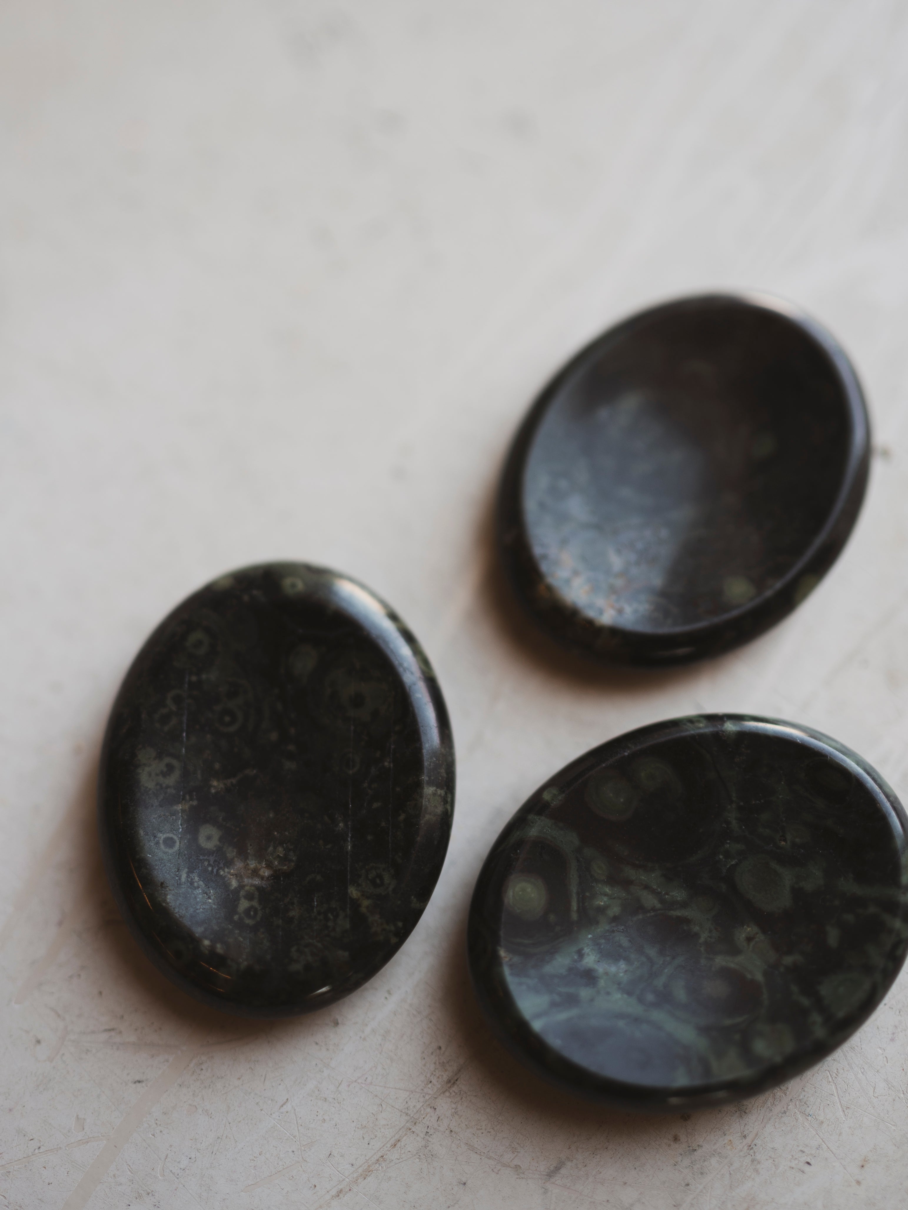 1.75" Kambaba Jasper Worry Stone, RM1531