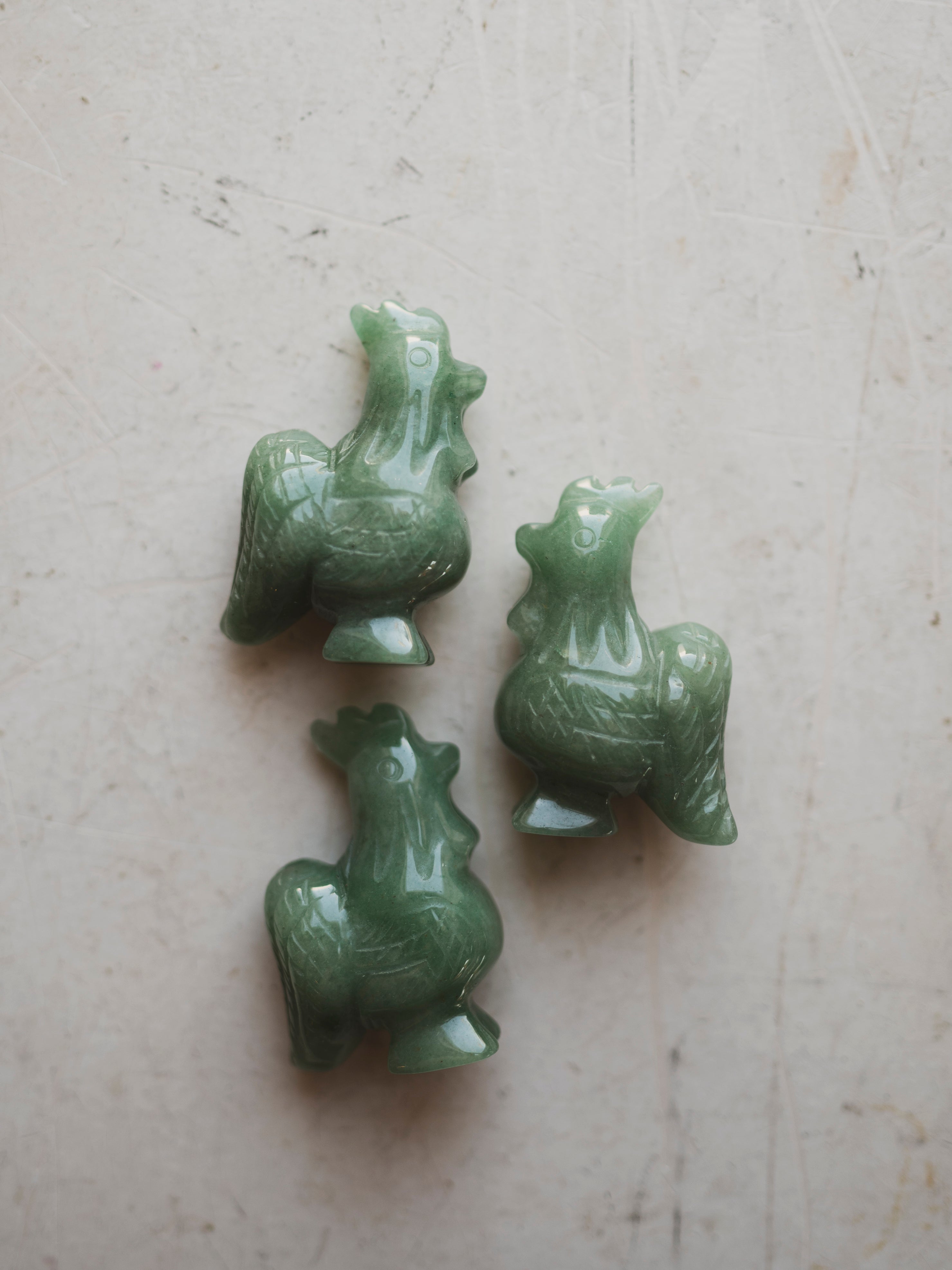 2" Carved Aventurine Chicken, RM1561