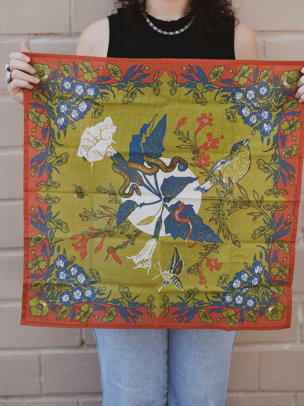 Mustard Beetle Bandana, CA1216