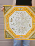 Mustard Floral Moth Bandana, CA1201