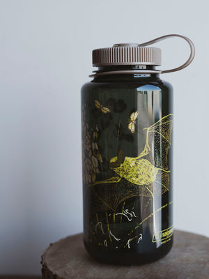 Bat and Lizard 32oz Water Bottle, HD272