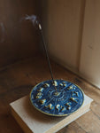 6.5" Gold Zodiac Incense Holder, HD175