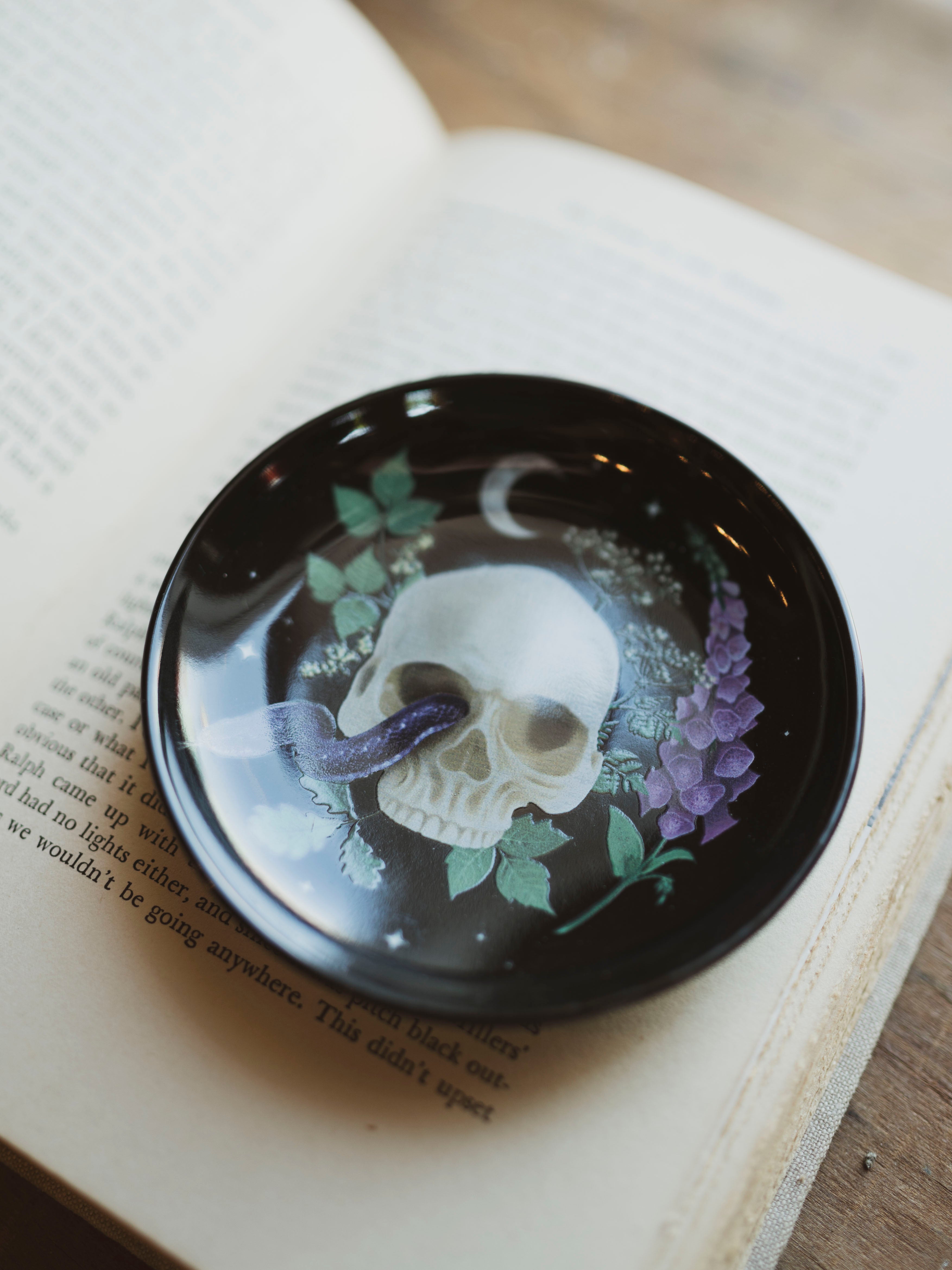 Skull and Snake Trinket Dish, HD286