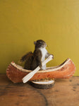 Full Body Squirrel in Canoe Taxidermy (Magellan), TA369