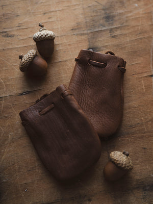 3" Leather Medicine Bag, CA040