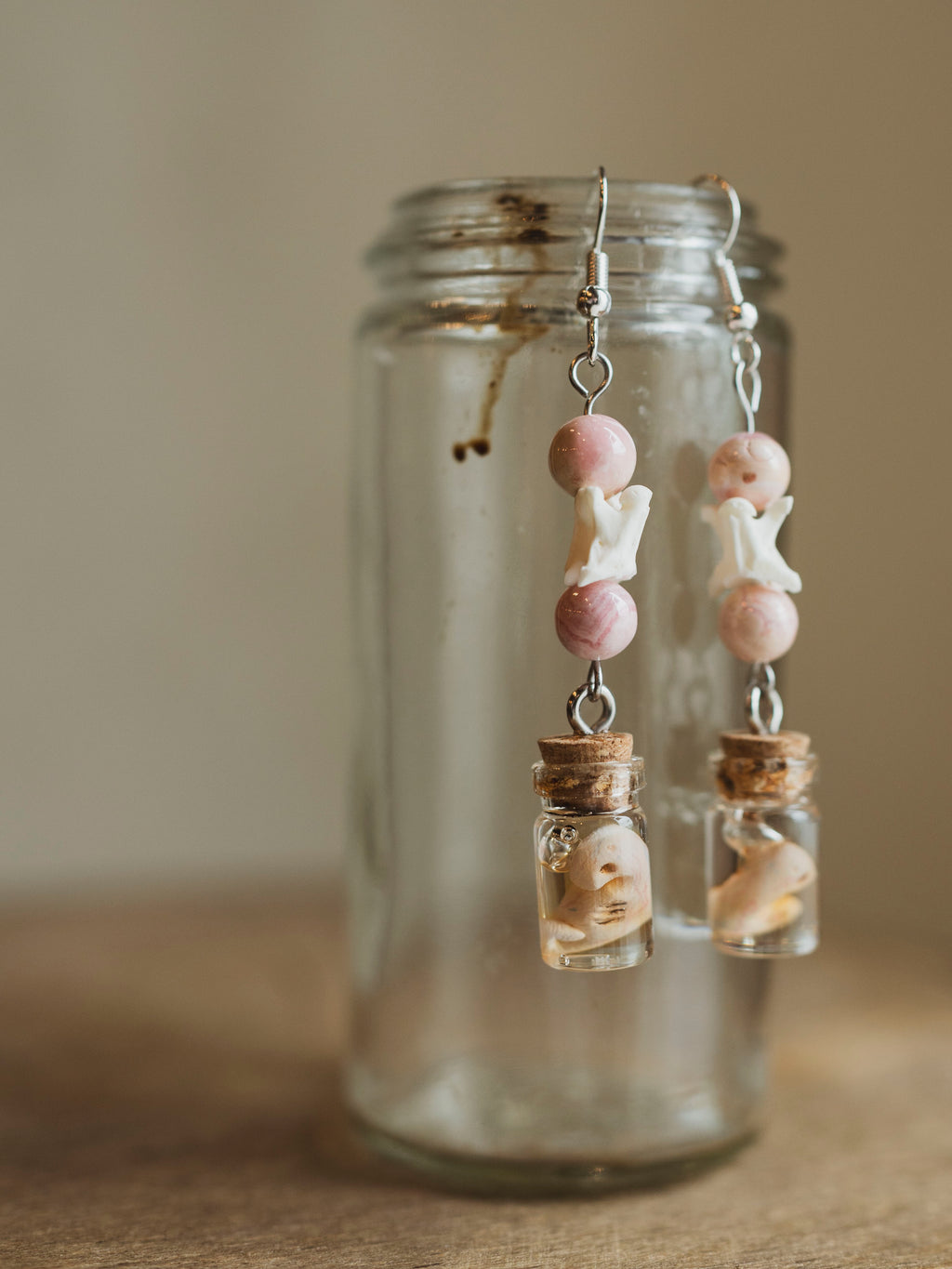 Jarred Replica Wet Specimen Earrings, CA230