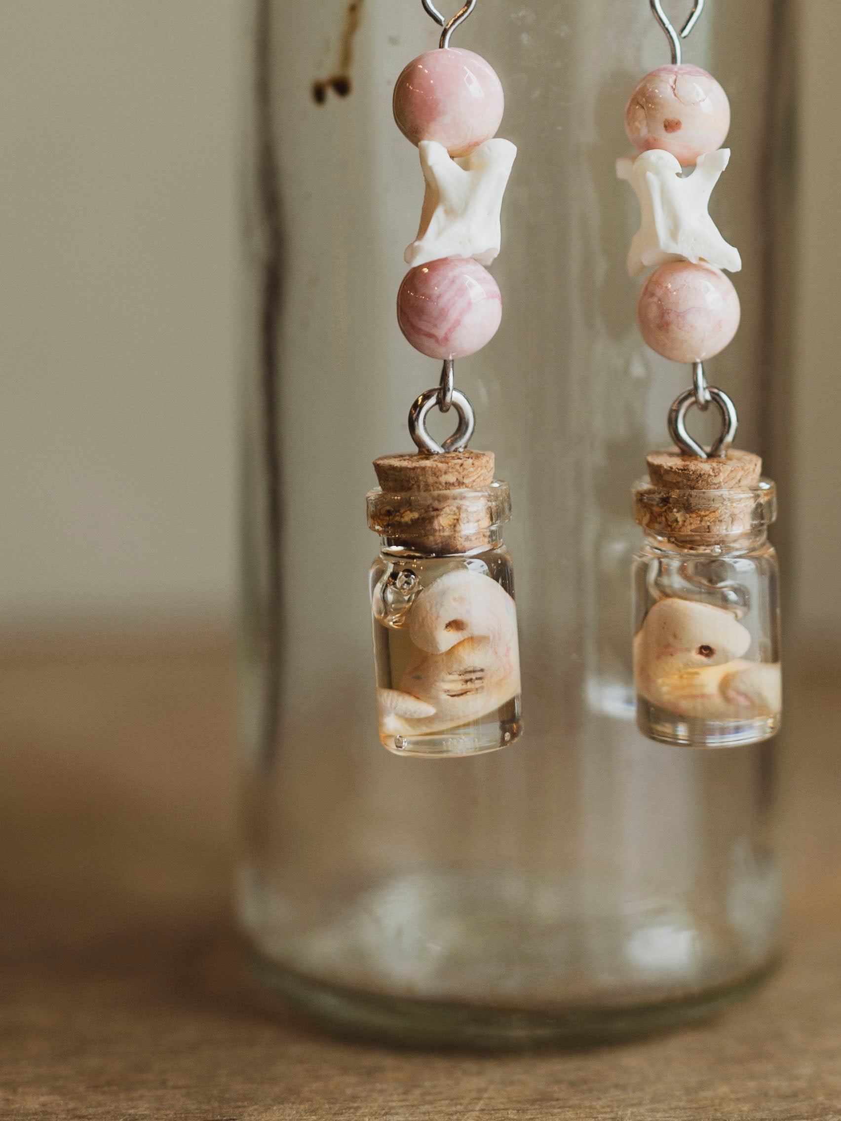 Jarred Replica Wet Specimen Earrings, CA230