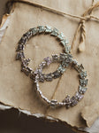 Silver Adjustable Butterfly Bead Bracelet, CA61