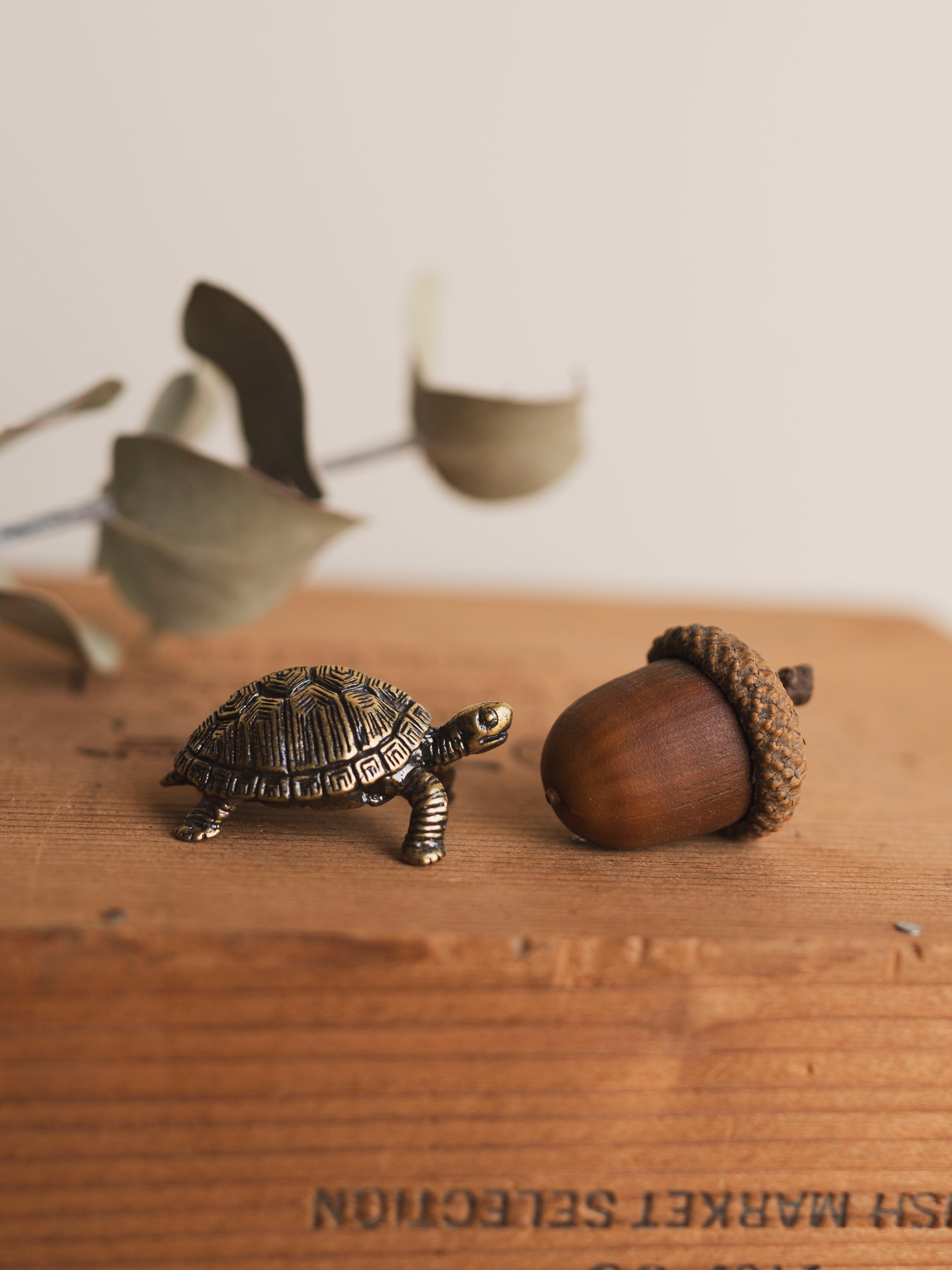 1.75" Brass Turtle Figurine, HD122