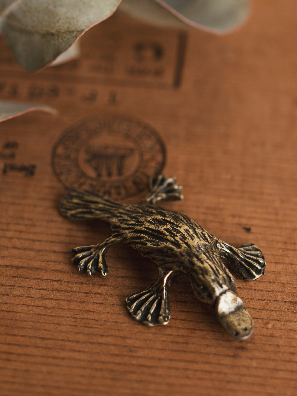2" Brass Platypus, HD138