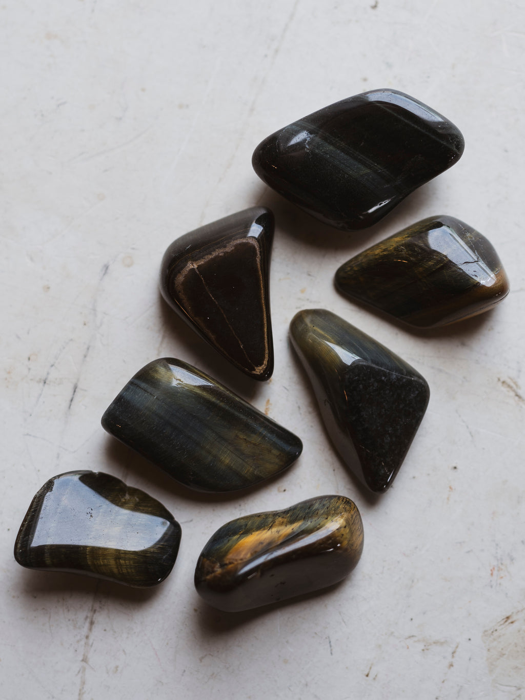 1-1.5" Polished Blue Tigers Eye, RM1622