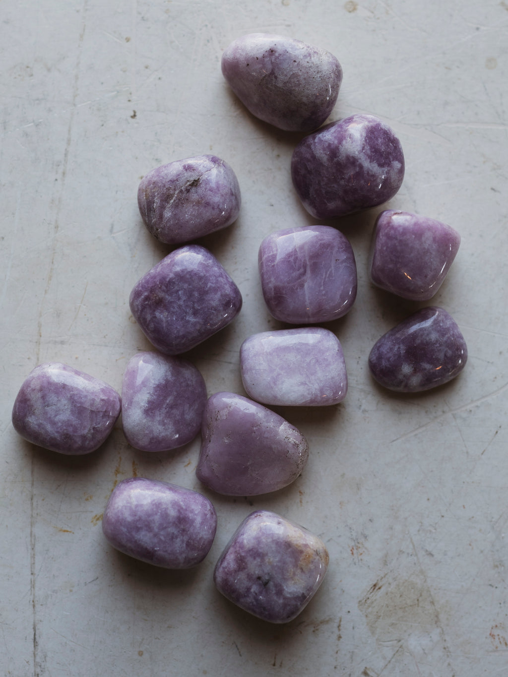 .75-1.5" Polished Lepidolite, RM014