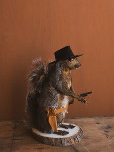 Cowboy Squirrel Taxidermy, TA106