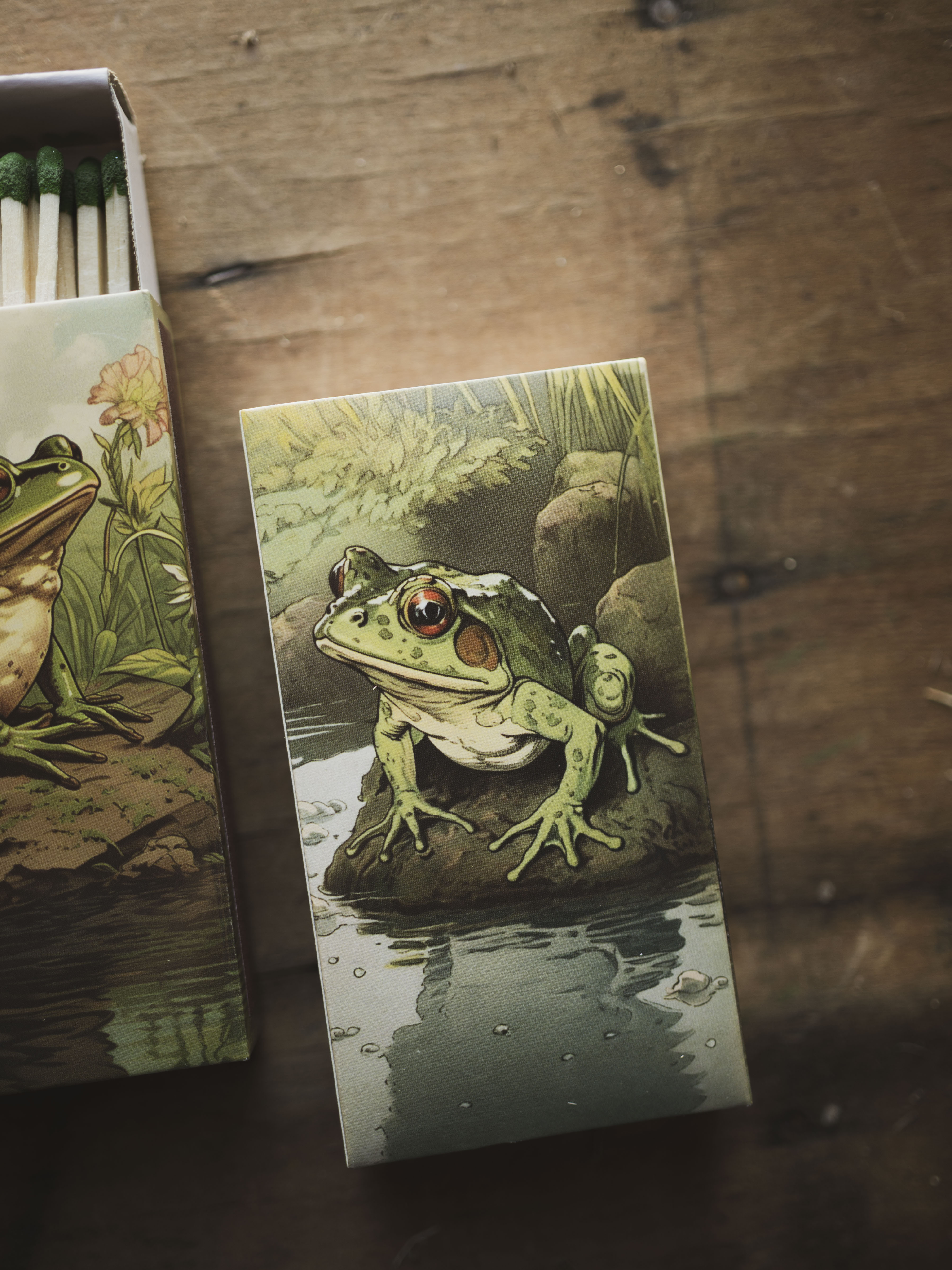 Large Frog Matchbox, HD254