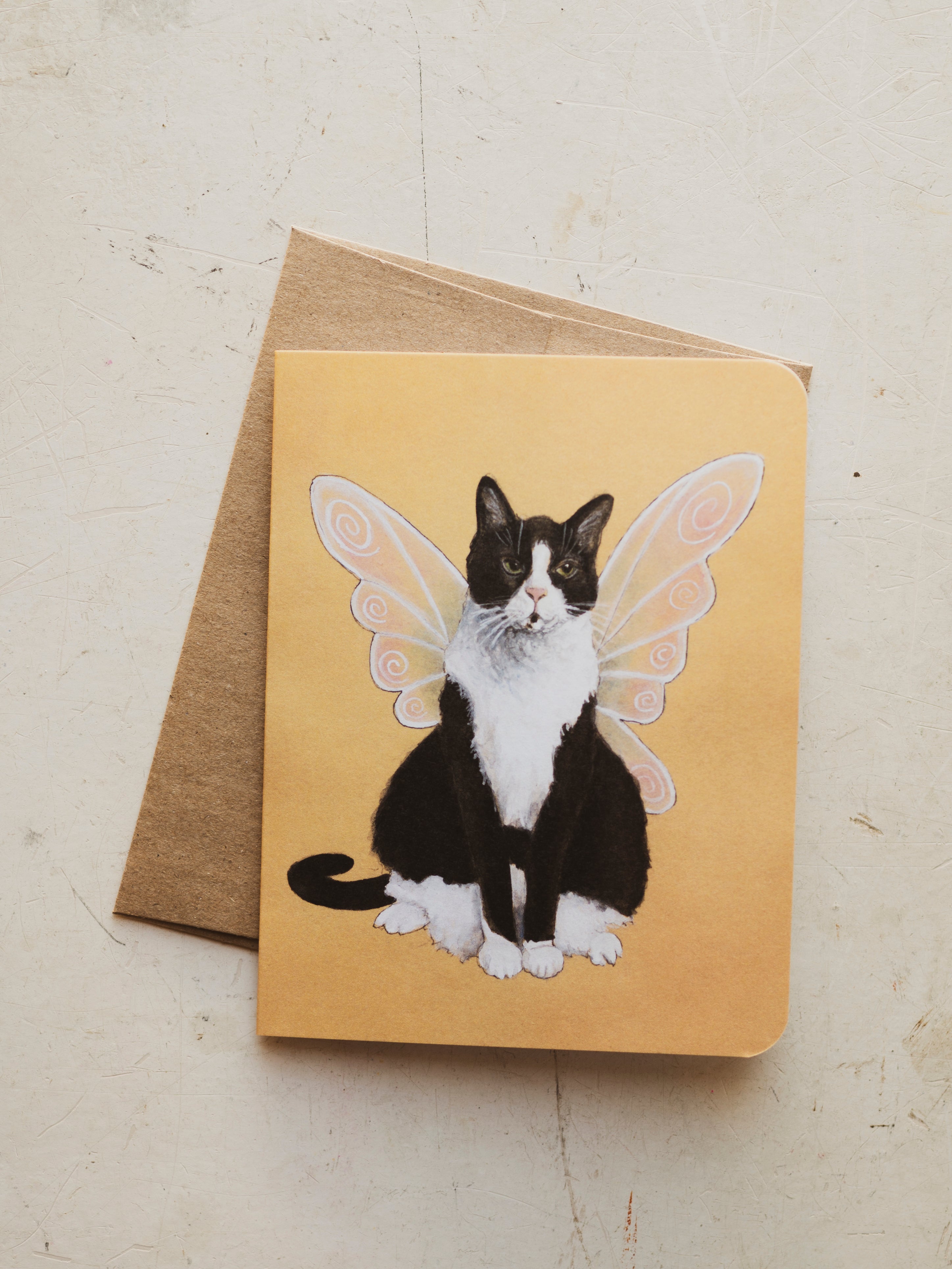 Fairy Cat Greeting Card, ST181