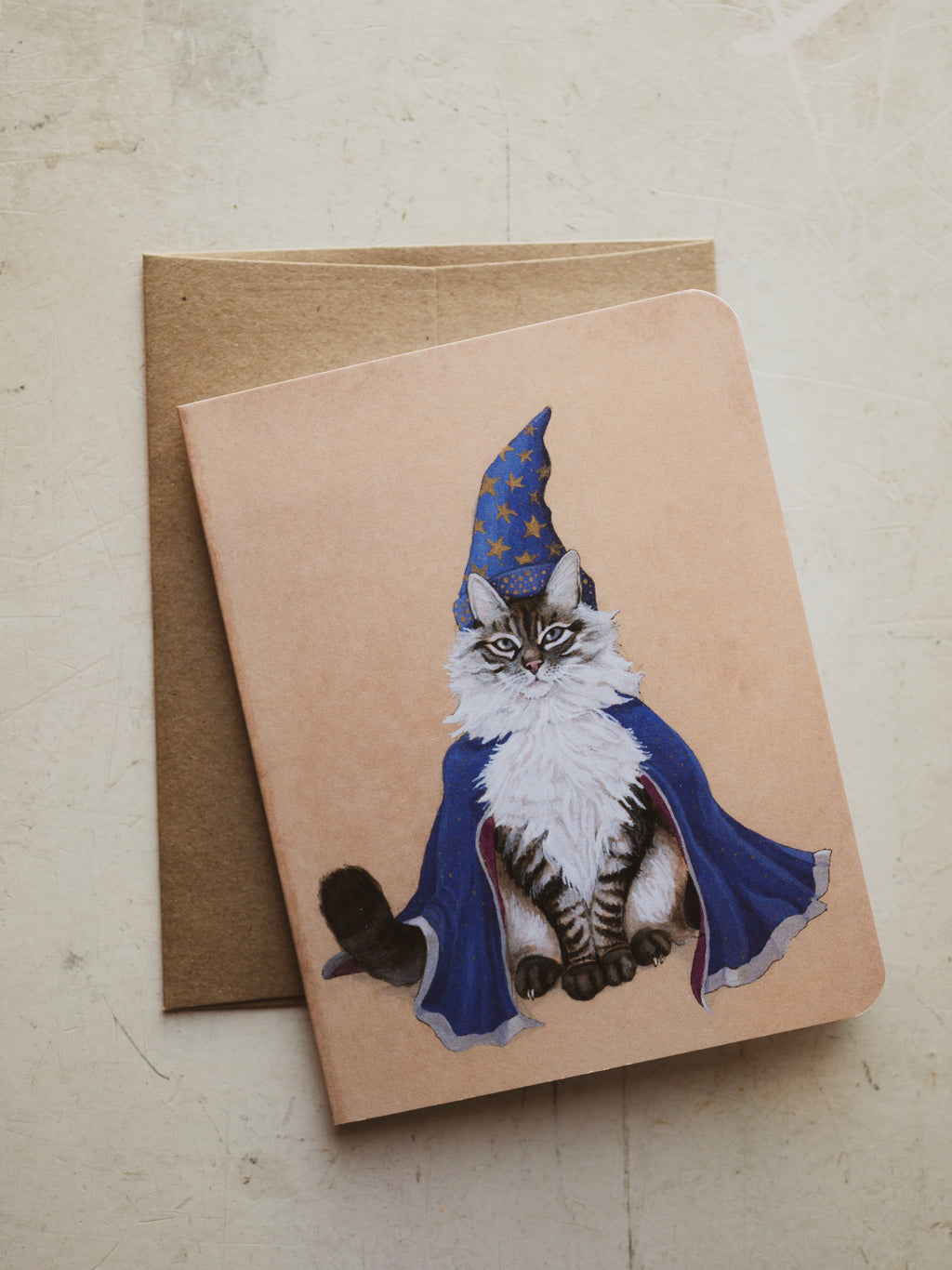 Wizard Cat Greeting Card, ST175