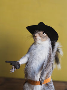 Cowboy Squirrel Taxidermy (Woody), TA855