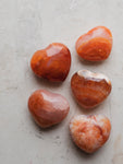 1"-1.5" Polished Carnelian Heart, RM1771