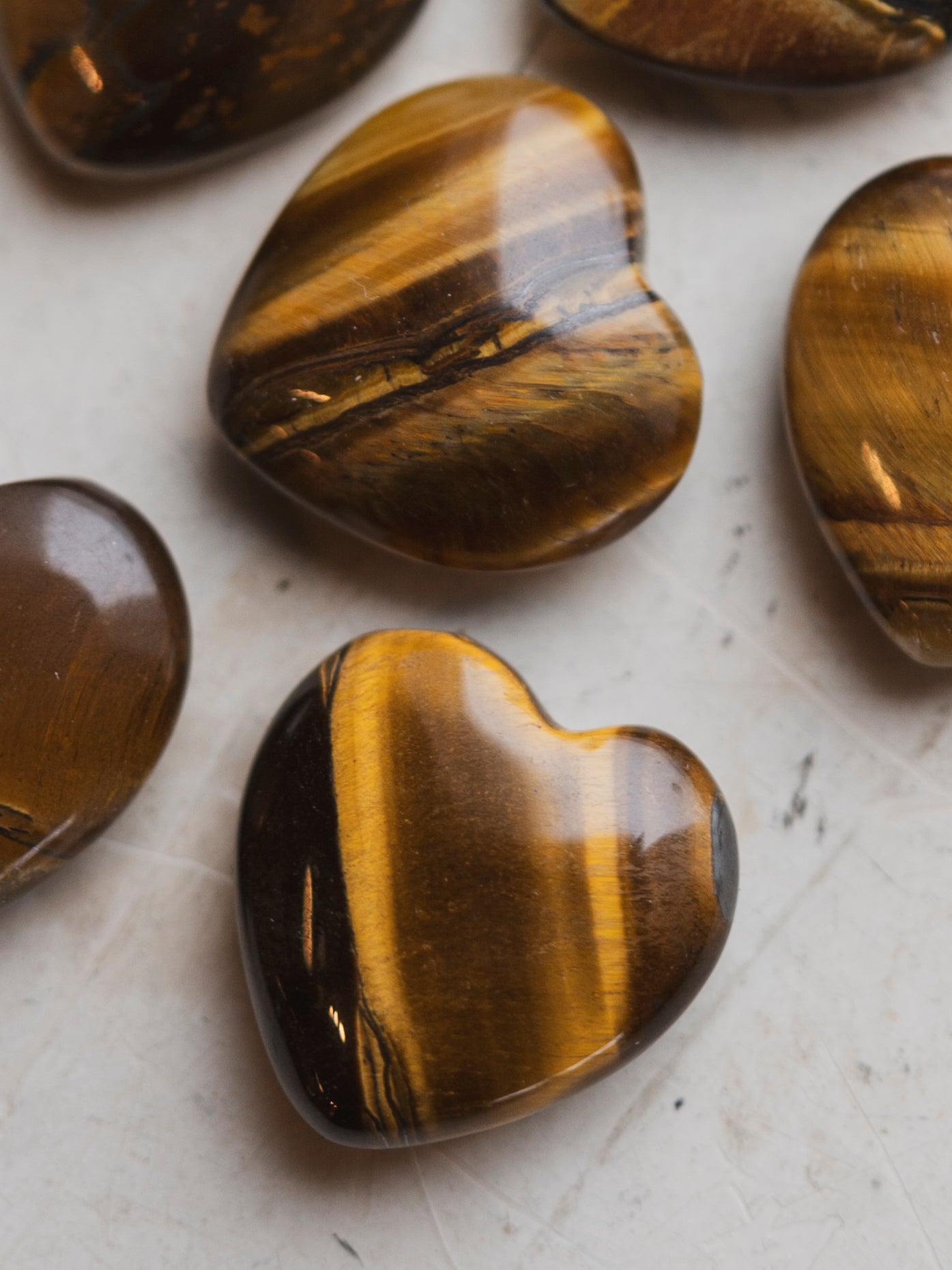 1" Polished Tigers Eye Heart, RM1670