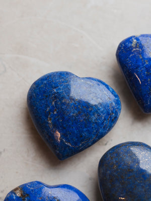 1.25" Carved Lapis Lazuli Heart, RM605