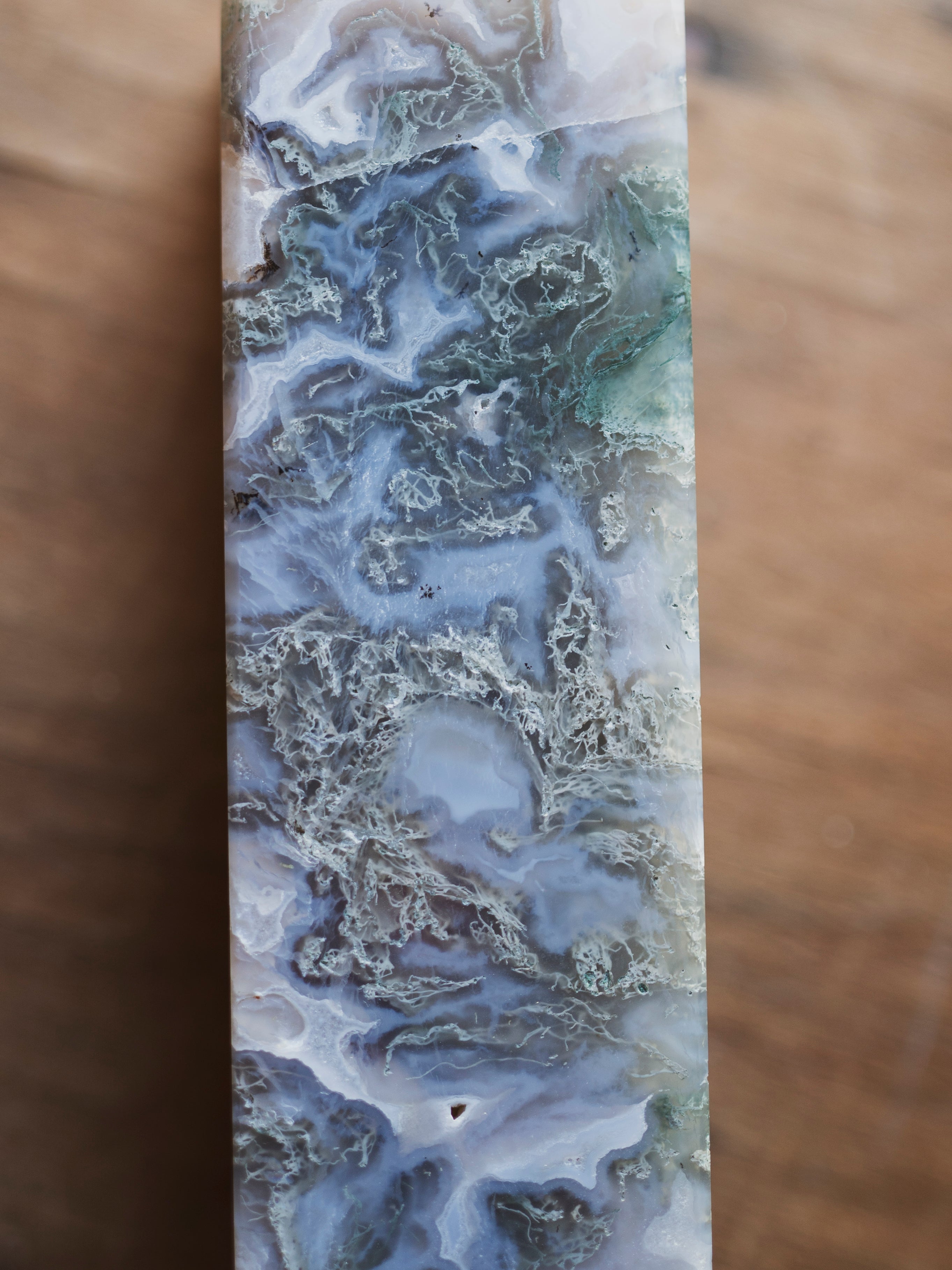 6" Moss Agate Tower, RM1571