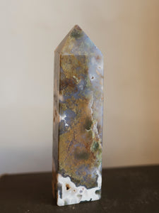 6.5" Moss Agate Tower, RM1570