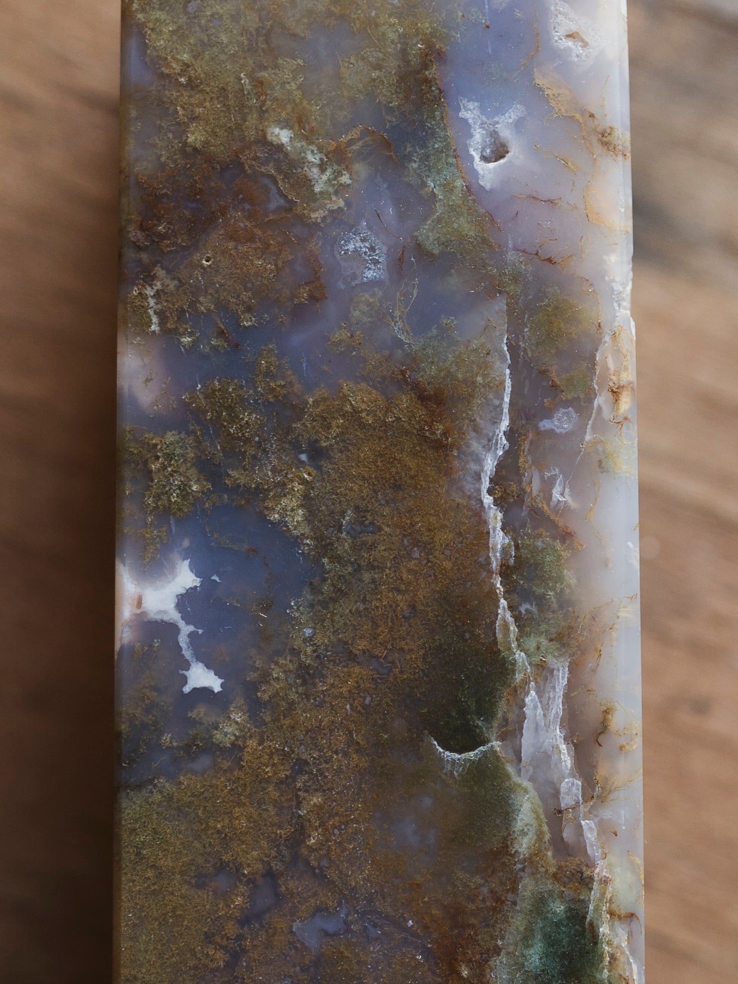 6.5" Moss Agate Tower, RM1570